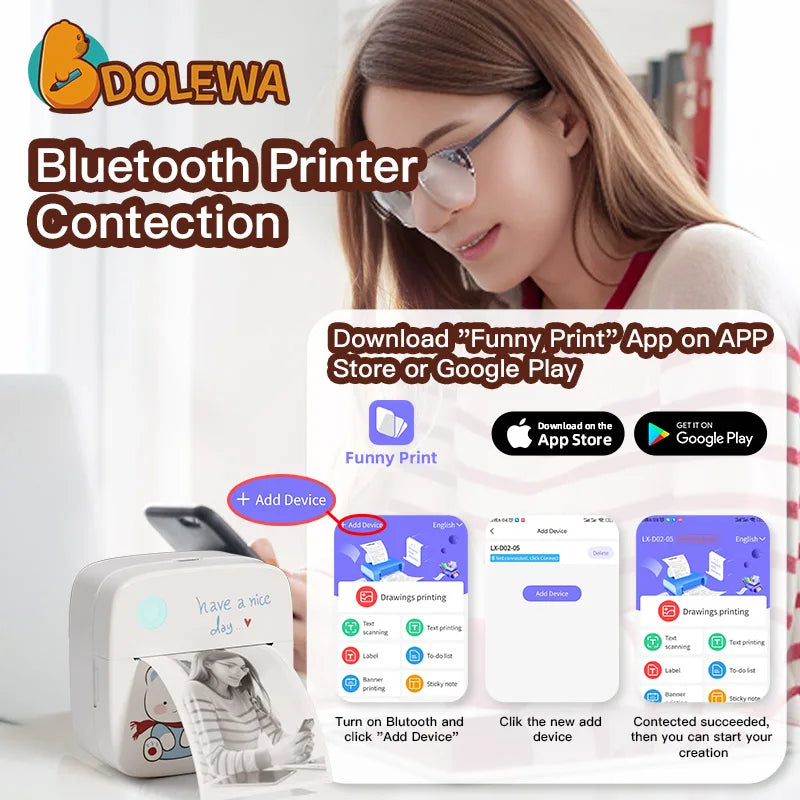 Smart Mini Label Printer